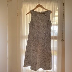 J. Mclaughlin salt and pepper tweed knit business dress